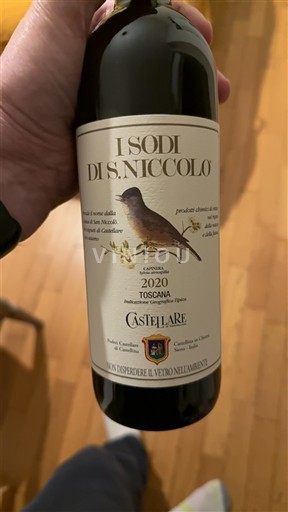 Vin Rouge sec I Sodi di S. Niccolò Castellare di Castellina 2020 Italie Toscane DOC
