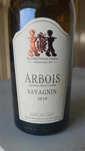 Jura Arbois Fruitière Vinicole Arbois Savagnin 2018