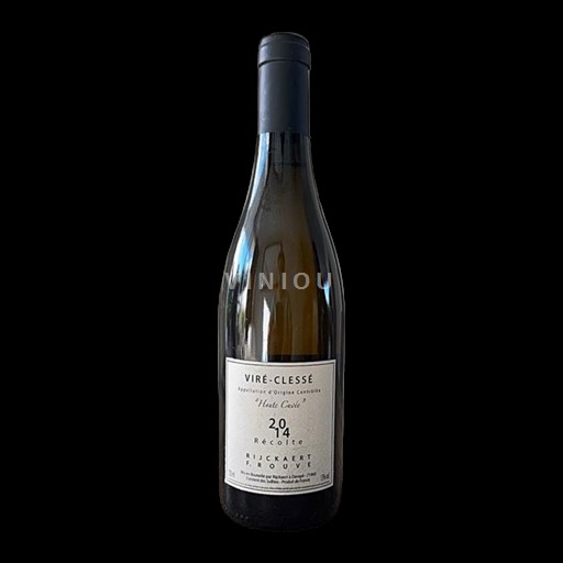 Vin Blanc sec Haute Cuvée Rijckaert Frouvé 2014 France Bourgogne Viré-clessé AOC