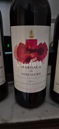 Bordeaux Margaux Margaux de Giscours 1993