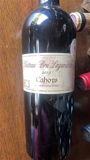 Sudoeste Cahors Château Bru Lagardette 2019