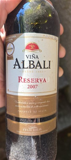 Castela-La Mancha Valdepeñas Viña Albali Reserva 2007