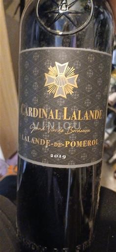 Bordeaux Lalande-de-pomerol Cardinal Lalande 2019