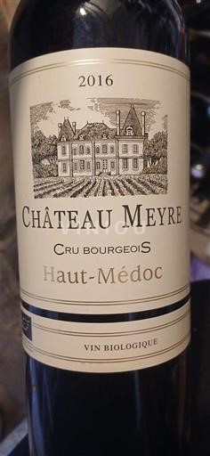 Bordeaux Haut-Médoc Château Meyre 2016