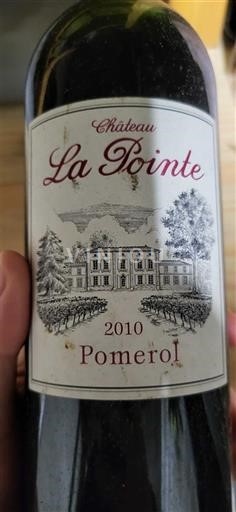 Burdeos Pomerol Château La Pointe 2010
