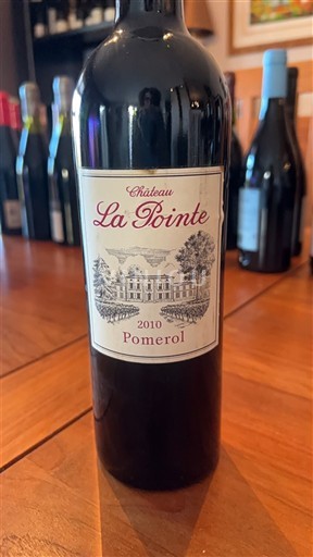 Bordeaux Pomerol Château La Pointe 2010