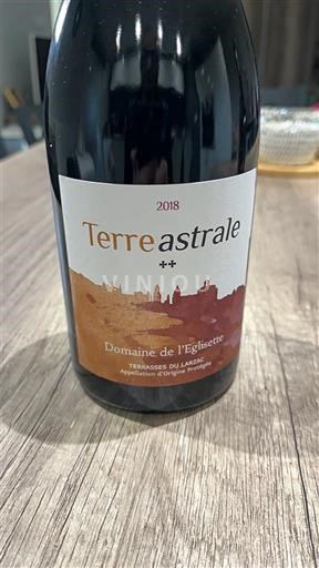 Langvedok Terrasses-du-Larzac Domaine L'Eg lisette Terre astrale 2018
