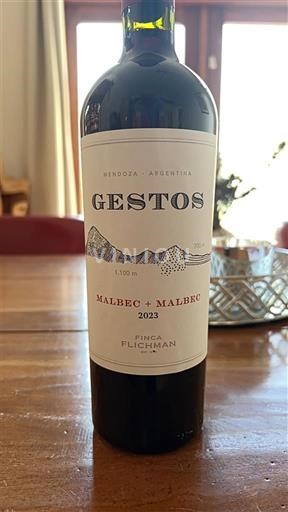Mendoza Finca Flichman Gestos Malbec  Malbec 2023