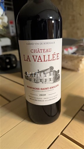 Burdeos Montagne-Saint-Émilion Château La Vallée 2020