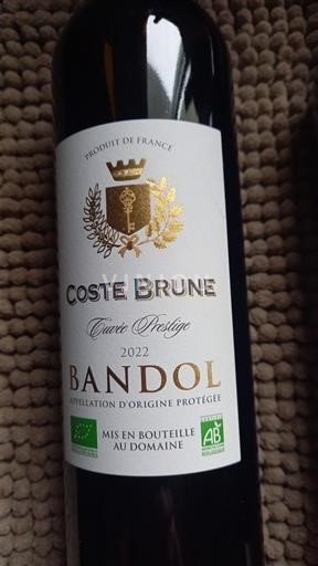 Provence Bandol Coste Brune Prestige 2022