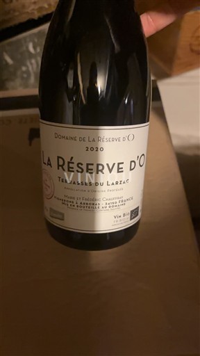 Langvedok Terrasses-du-Larzac Domaine La Réserve O La Réserve d'O 2020