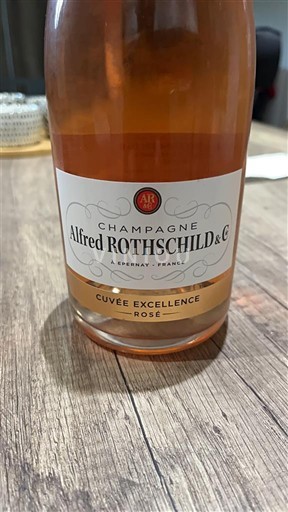 Champanhe Alfred Rothschild & Cie Excellence Rosé Não Sazonado