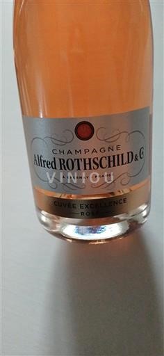 Champaña Champán Alfred Rothschild & Cie Excellence Rosé Sin añada