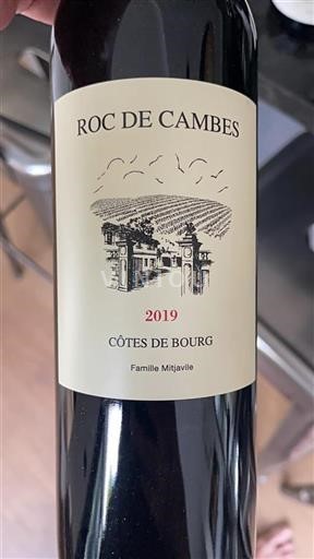 Bordéus Côtes-de-bourg Roc de Cambes 2019