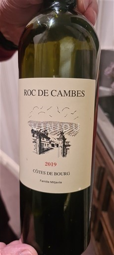 Bordeaux Côtes-de-Bourg Roc de Cambes 2019