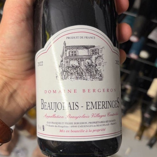 Beaujolais Beaujolais Villages Domaine Bergeron 2022