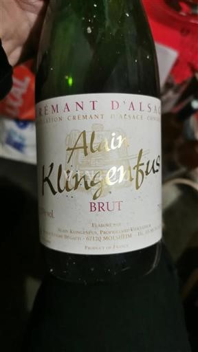 Alsace Crémant d'Alsace Alain Klingenfus Ikke årgangsbestemt