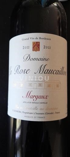 Bordéus Margaux Domaine La Rose Maucaillou 2022