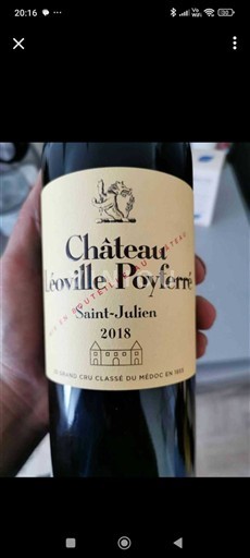 Bordeaux Saint-Julien Grand Cru Château Léoville Poyferré 2018