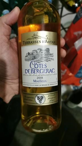 Lounais-Ranska Côtes-de-bergerac Terrasses Autan 2018