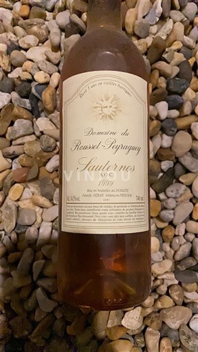 Bordeaux Sauternes Domaine Rieusset-Peyraguey 1999
