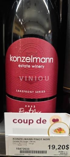 Ontario Niagara Peninsula Konzelmann Estate Winery Lakefront Series 2023