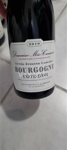 Bourgogne Bourgogne Côte d'Or Domaine Méo-Camuzet Étienne Camuzet 2019