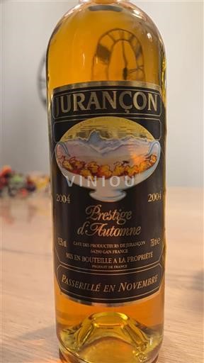 Sudoeste Jurançon Cave des Producteurs de Jurançon Prestige d'Automne 2004