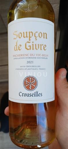 Lounais-Ranska Pacherenc-du-vic-bilh Crouseilles Soupçon de Givre 2021