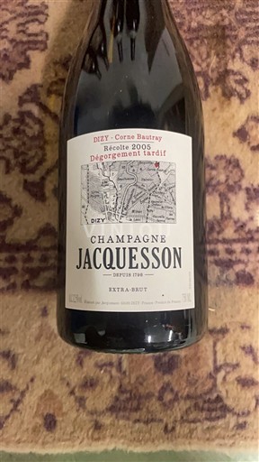Champaña Champán Jacquesson Dizy - Corne Bautray Dérogement Tardif 2005
