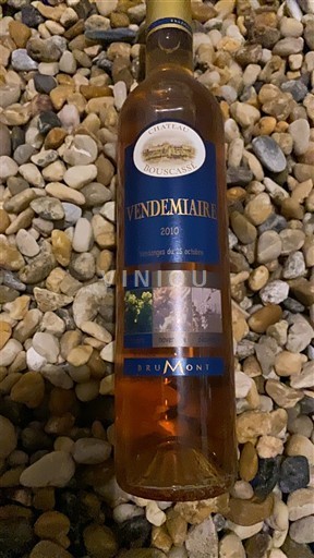 Lounais-Ranska Pacherenc-du-vic-bilh Château Bouscassé Vendemiaire 2010