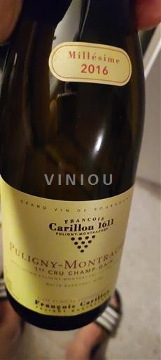 Borgogna Puligny-Montrachet Premier Cru François Carillon 1611 1er Cru Champ Gain 2016