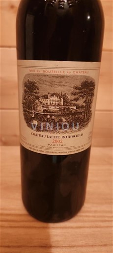 Bordeaux Pauillac Grand Cru Château Lafite Rothschild 2002