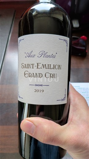 Bordeaux Saint-Émilion Grand Cru Grand Cru Aux Plantes 2019