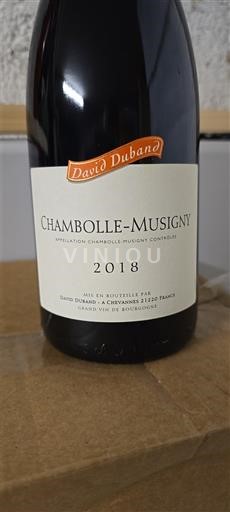 Bourgondië Chambolle-Musigny David Duband 2018