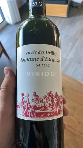 Southwest Gaillac Domaine Escausses des Drilles 2022