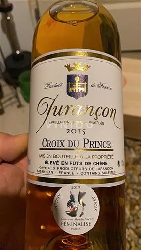 Jihozápad Jurançon Cave des Producteurs de Jurançon Croix du Prince 2015