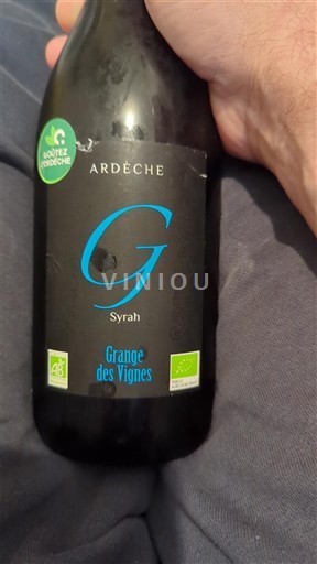 Alpy a Rhonské oblasti Ardèche Grange des Vignes G Syrah 2021