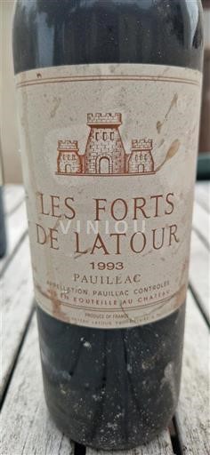 Bordeaux Pauillac Château Latour Les Forts de Latour 1993