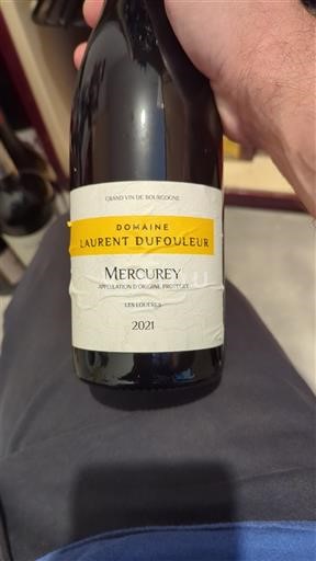 Burgundija Mercurey Domaine Laurent Dufouleur Les Bouzeaux 2021