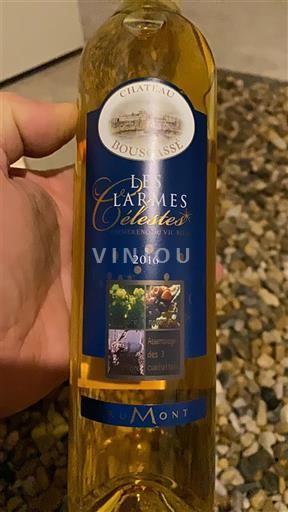 Lounais-Ranska Pacherenc-du-vic-bilh Château Bouscassé Les Larmes Célestes 2016