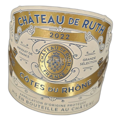 Rhônen laakso Côtes-du-rhône Château de Ruth 2022