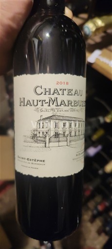 Bordeaux Saint-Estèphe Red Bordeaux Blend Château Haut-Marbuzet 2018