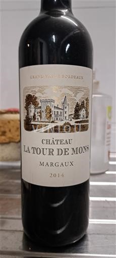 Bordeaux Margaux Red Bordeaux Blend Château La Tour de Mons 2014