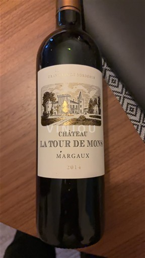 Bordeaux Margaux Red Bordeaux Blend Château La Tour de Mons 2014
