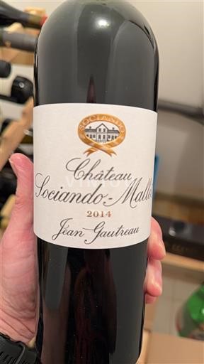 Burdeos Haut-Médoc Red Bordeaux Blend Château Sociando-Mallet 2014