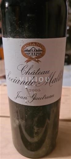 Bordeaux Haut-Médoc Red Bordeaux Blend Château Sociando-Mallet 2005