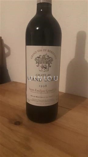 Bordeaux Saint-Émilion Grand Cru Grand Cru Château Grand Corbin 1998