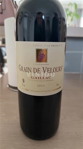 Lounais-Ranska Gaillac Grain de Velours 2013