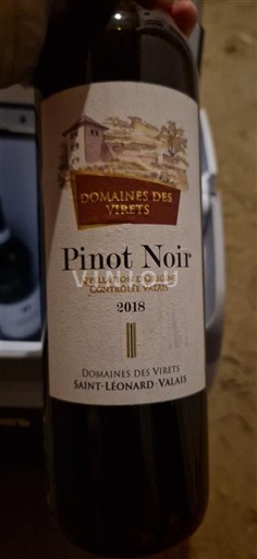 Vallese Non specificato Domaine S des Virets 2018